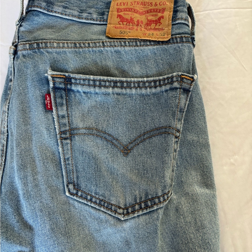 Levi's Light Blue Straight Jeans for Men